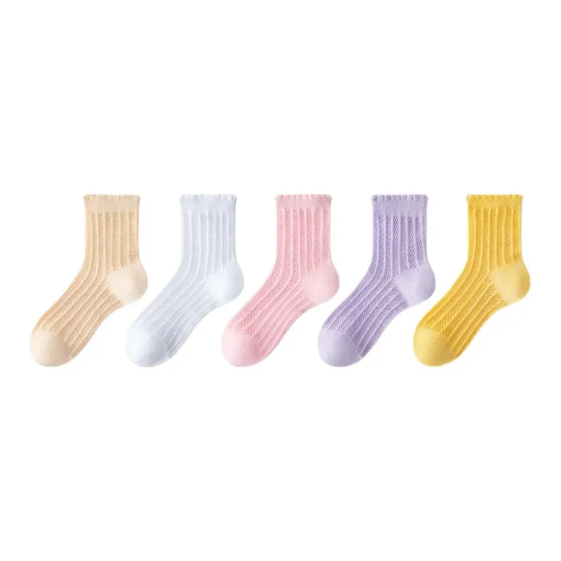 ROBINHOOD Mid Calf Socks Women's 5 Pack-9