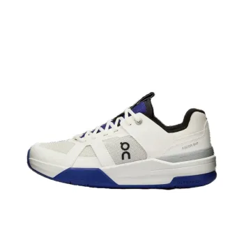 On THE ROGER Anti Slip Wear Resistant Kids' Training Shoes White Blue Teenagers
