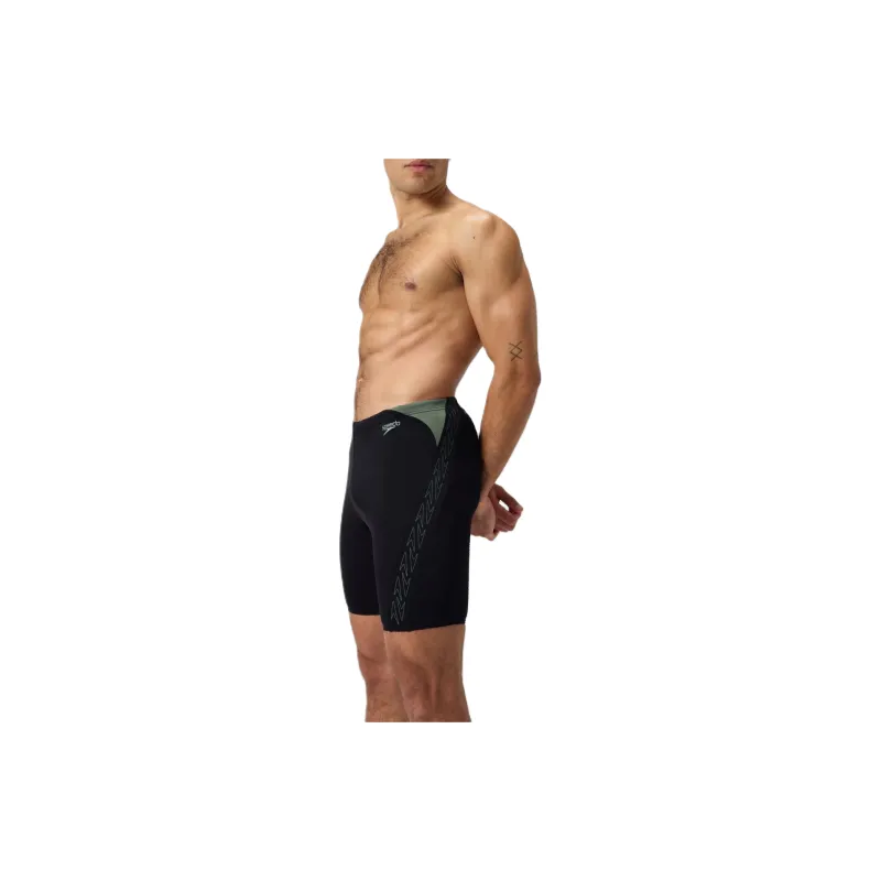 Speedo Adult Pace Cap Black Swimming Shorts Men Gray-5