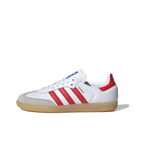 Adidas Samba OG J 'White Collegiate Red Gum'