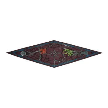 HERMES Cashmere Knit Scarves Men's Multicolor