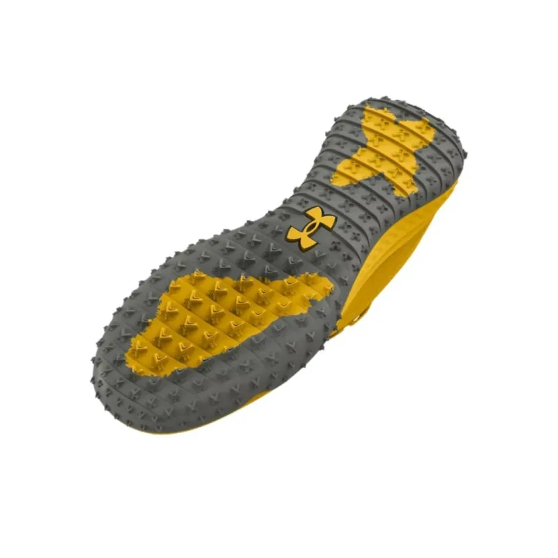 Under Armour Shadow 2 Anti Slip Wear Resistant Soccer Shoes Unisex Earth Yellow-4