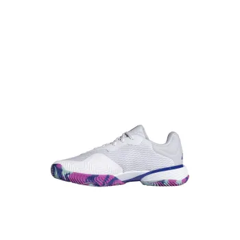 Adidas Barricade Anti Slip Wear Resistant Low Top Kids' Training Shoes White Kids'
