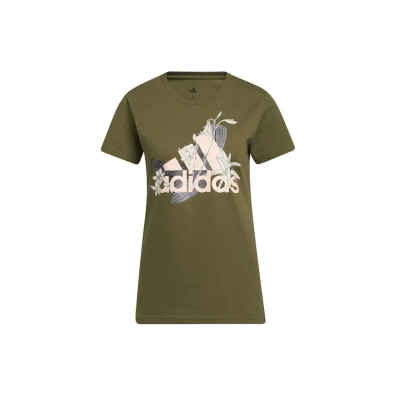 Adidas T Shirts Women's Green-0
