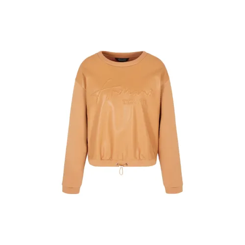 ARMANI EXCHANGE Sweatshirts Women's Orange Yellow