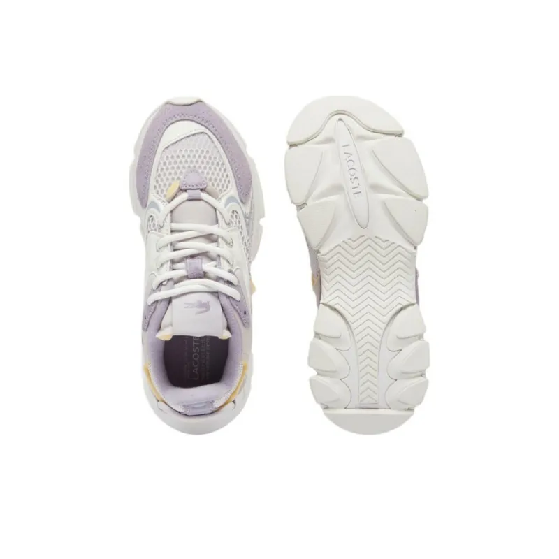 LACOSTE Slip Resistant Low Top Casual Shoes Women's Purple-4
