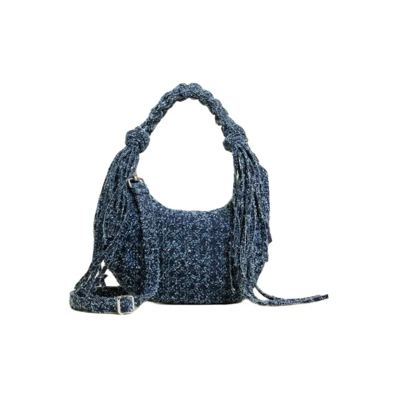 HOLZWEILER Cotton Shoulder Bag Crossbody Bag Handbag Mini Women's Blue-2