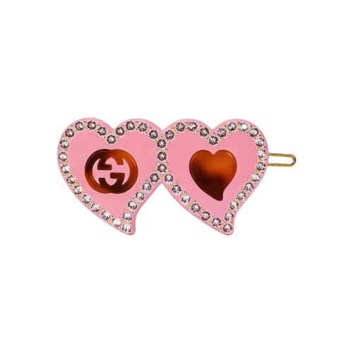 GUCCI Hair Clips Women's Pink