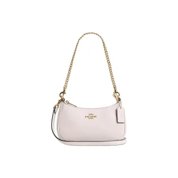 COACH Teri Pebbled Leather Crossbody Bag, Shoulder Bag Mini Women's Chalk White