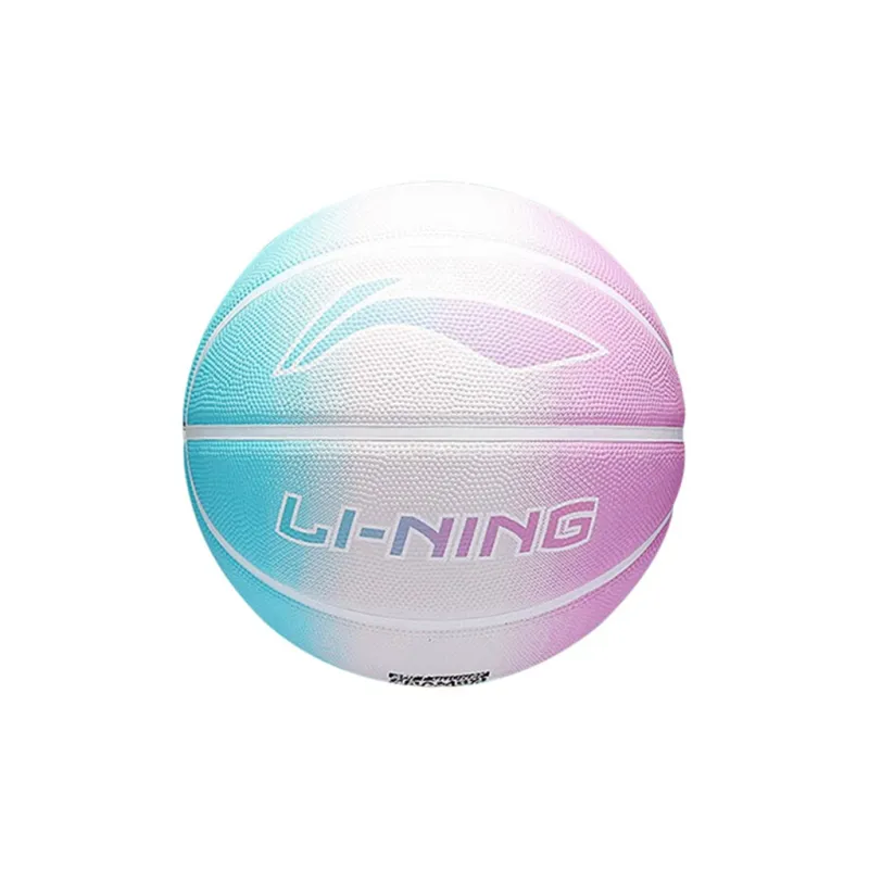 LiNing Rubber Basketball Blue Pink Size 5 Size 7 Training Unisex-3