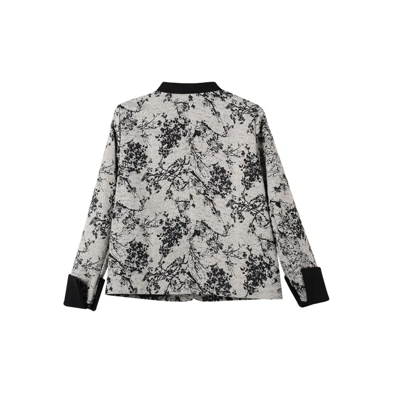 Fele.d Jackets & Coats Women's Plum Blossom Print-1