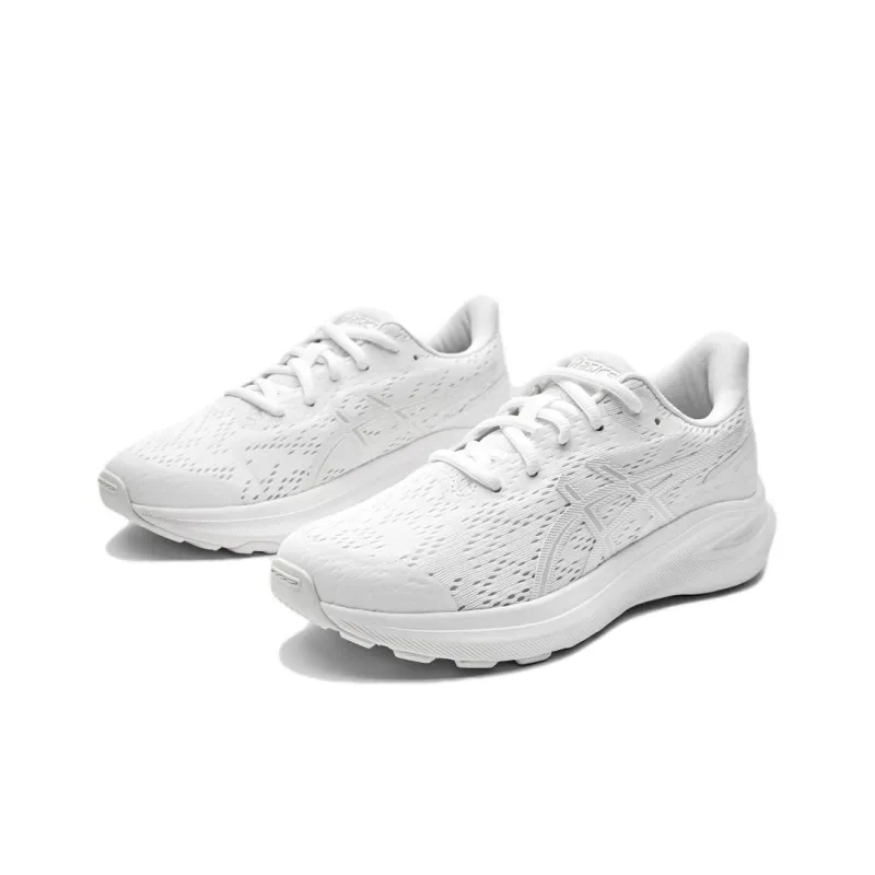 Asics GT 1000 13 Anti Slip Wear Resistant Low Top Kids' Running Shoes White Teenagers-1