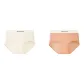 Cream White+Sunset Orange