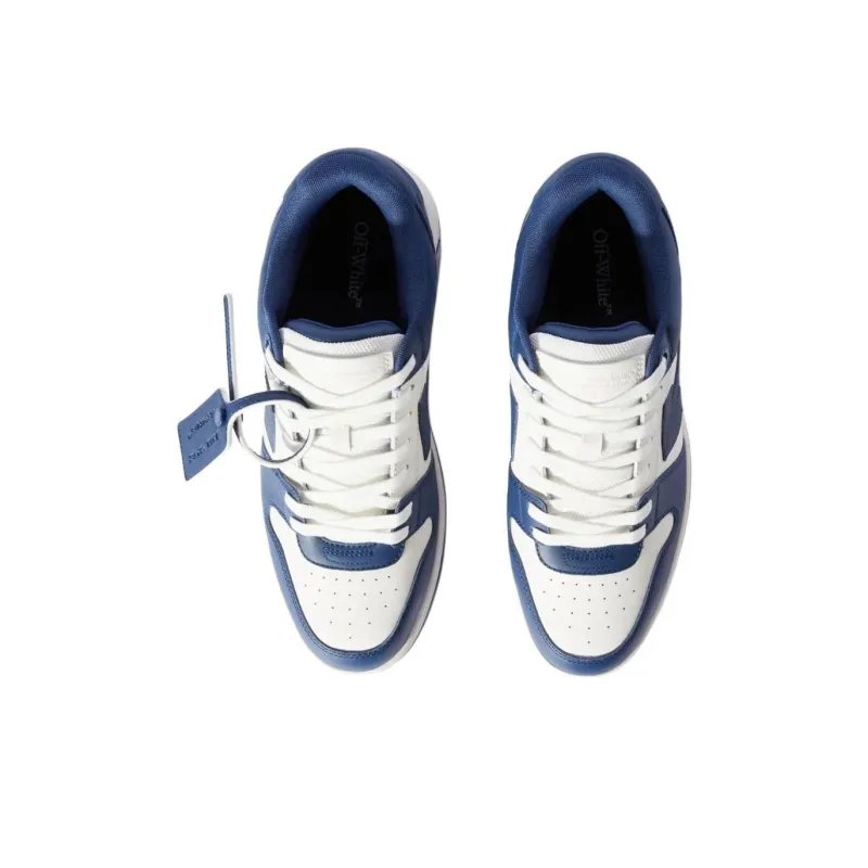 OFF WHITE Out Of Office Ooo Low Tops White Royal Blue-4