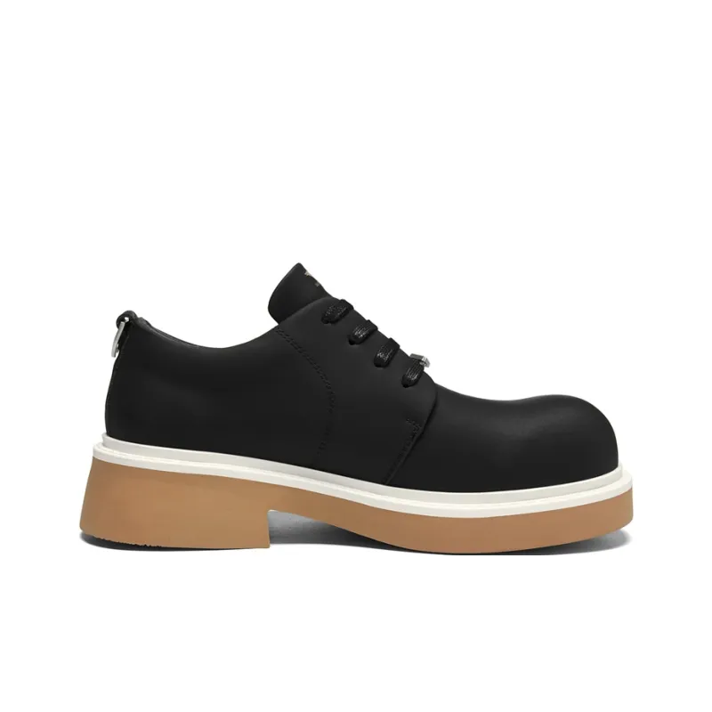 SEPTWOLVES Men's Casual Shoes Men Low Top Black/Coffee/Green-4