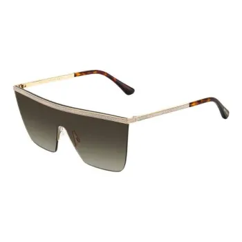 Jimmy Choo Leah Shield Frame Sunglasses