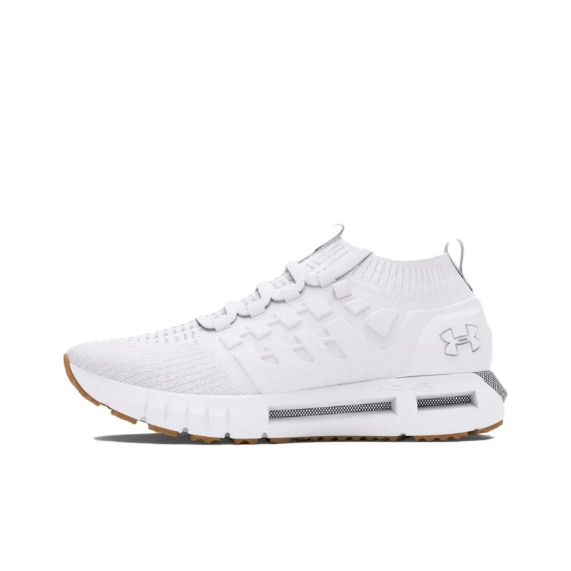 Under Armour Anti Slip Wear Resistant Mid Top Casual Shoes Unisex White-0