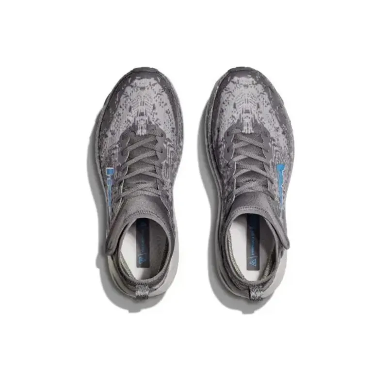 HOKA ONE ONE SPEEDGOAT 6 Slip Resistant Rebound Mid Top Running Shoes Men's Gray-4