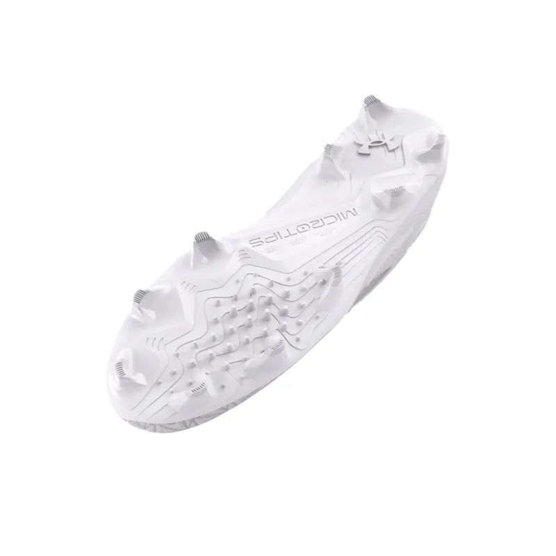 Under Armour Yard Anti Slip Wear Resistant Low Top Training Shoes Men's White Silver-3
