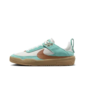 Nike SB DAY ONE Anti Slip Wear Resistant Low Top Kids' Skateboarding Shoes White Blue Teenagers
