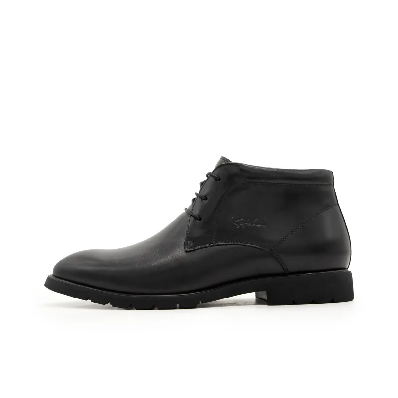 Satchi Ankle Boots, High Top, Casual Shoes Men's Black-0