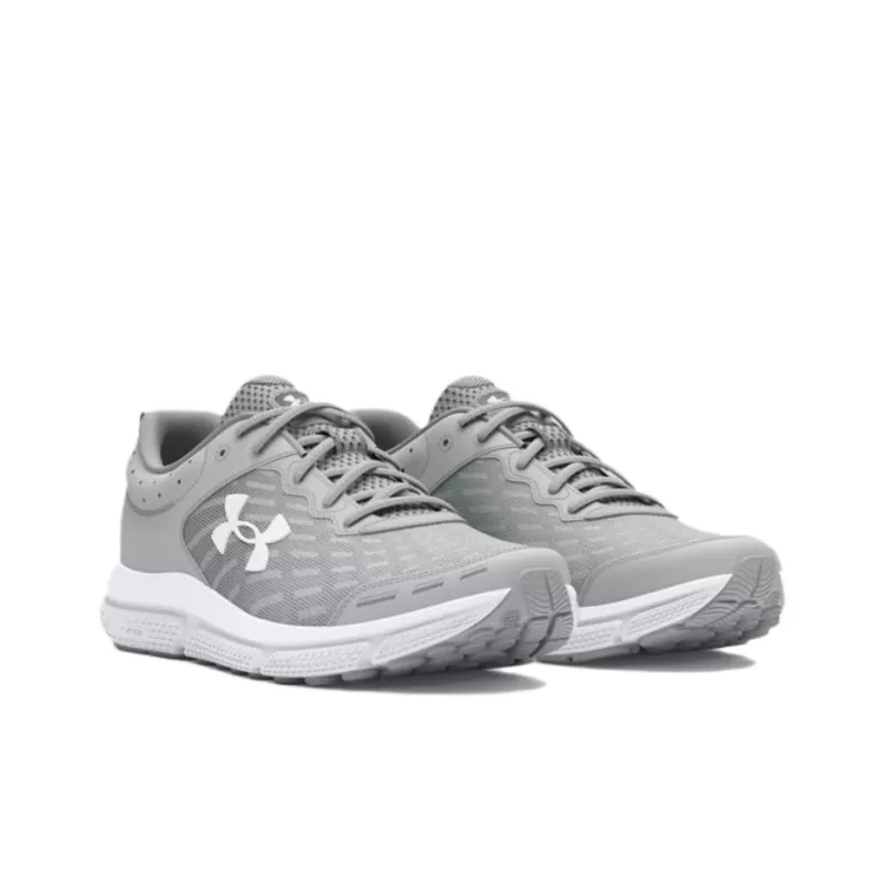 Under Armour Charged Assert 10 Anti Slip Wear Resistant Low Top Running Shoes Men's Gray-2