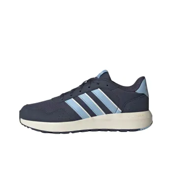 Adidas Run 60s Anti Slip Wear Resistant Low Top Kids' Running Shoes Blue Teenagers