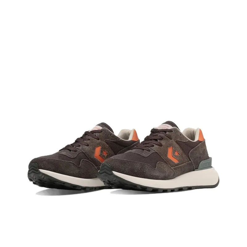 Converse Anti Slip Wear Resistant Low Top Casual Running Shoes Unisex Dark Brown-2