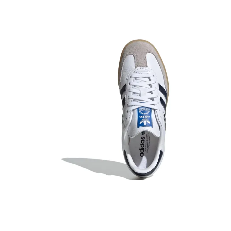 adidas Samba OG J 'White Collegiate Navy Gum'-4