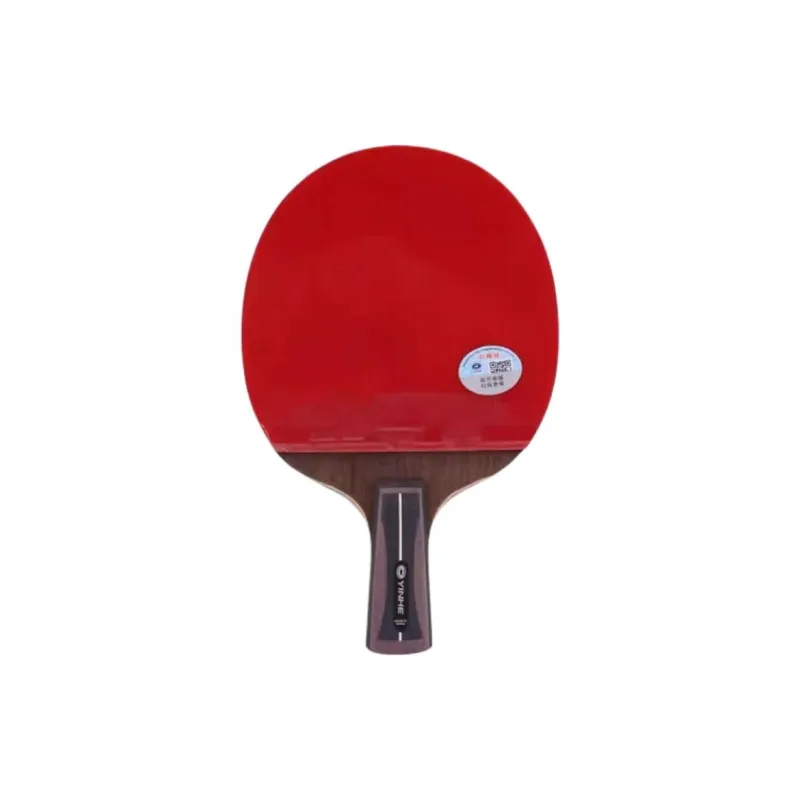 YINHE Ping Pong Paddles Unisex All Wood With Carbon Fiber Red Black-10