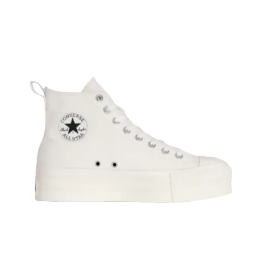 Converse All Star Anti Slip Wear Resistant High Top Canvas Shoes Unisex White-1