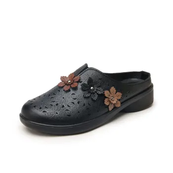 Captain Illy Slip Resistant Wrap toe Slippers Women's
