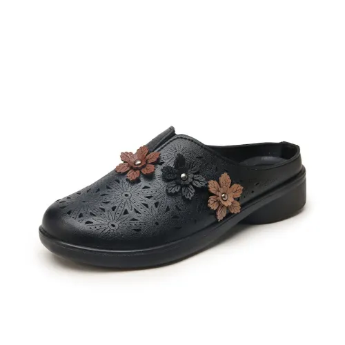 Captain Illy Slip Resistant Wrap toe Slippers Women's
