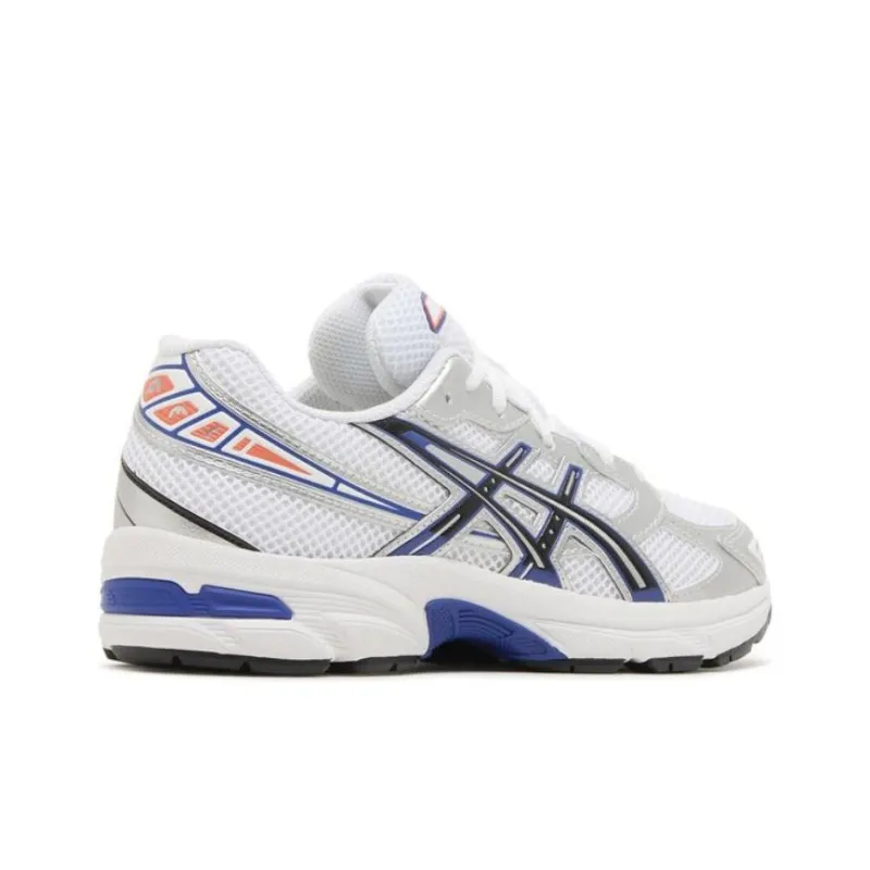 Asics Gel 1130 Anti Slip Wear Resistant Low Top Kids' Running Shoes Silver White Blue Teenagers-2