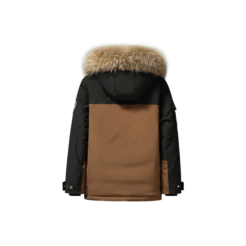 Yalu Thickened Extreme Cold White Duck Down Down Jacket Unisex Down Jacket For Winter Unisex-1