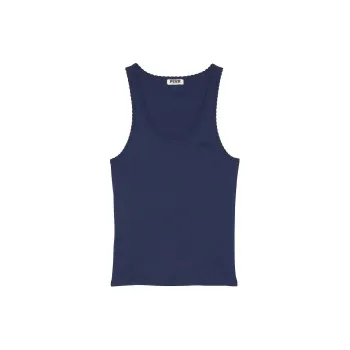 Victoria's Secret PINK Spill-the-Tea Cotton Tank Top / Midnight Navy Tank Tops Women's Midnight Marine