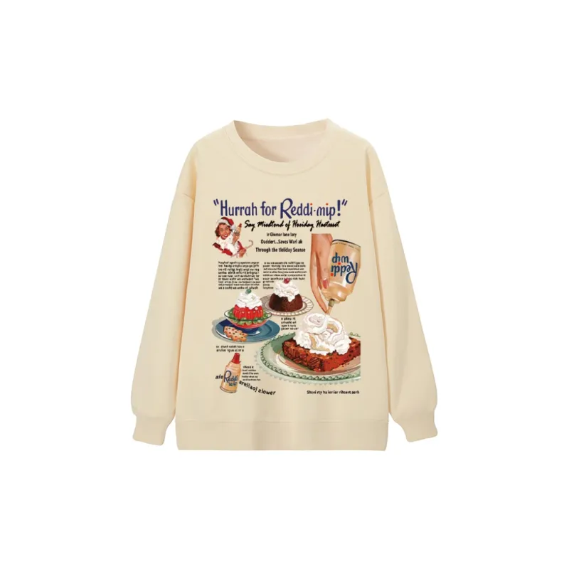 Incolore Sweatshirts Women's Apricot Fleece Lined-2