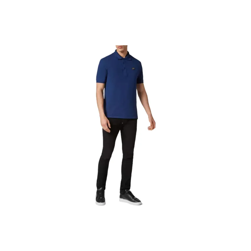 PHILIPP PLEIN Gothic Plein Cotton Polo Shirt-1