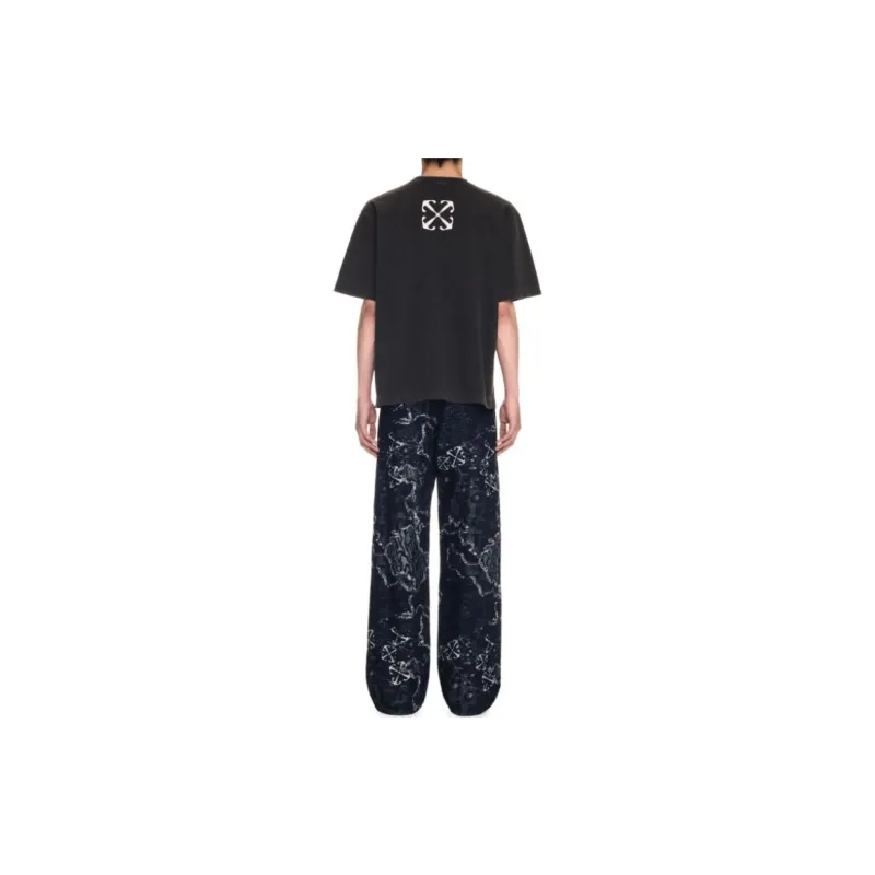 OFF WHITE Blurred Mary Skate Short Sleeve Tee-1