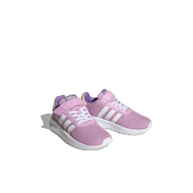 Adidas LITE RACER 3.0 Abrasion Resistant Low Top Kids Lifestyle Shoes Pink Kids'-4