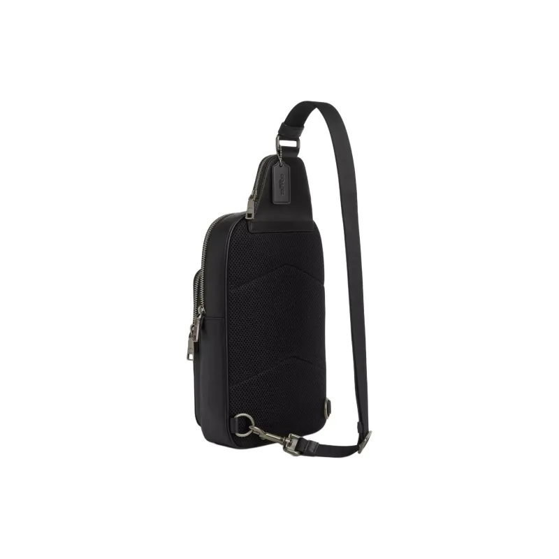 COACH ETHAN Coated Canvas Crossbody Bags Sling Bags Small Size Men's Charcoal-1