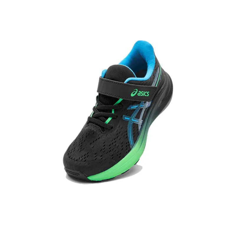 Asics GT 1000 13 Slip Resistant Abrasion Resistant Shock Absorbers Low Top Kids' Running Shoes Black Green Teenagers-1