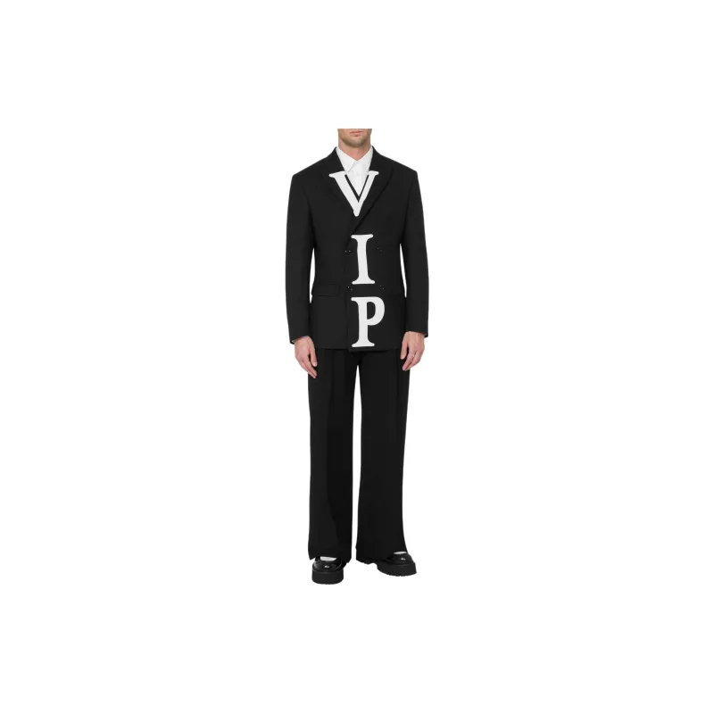 MOSCHINO Vip Double breasted Virgin Wool Jacket-1