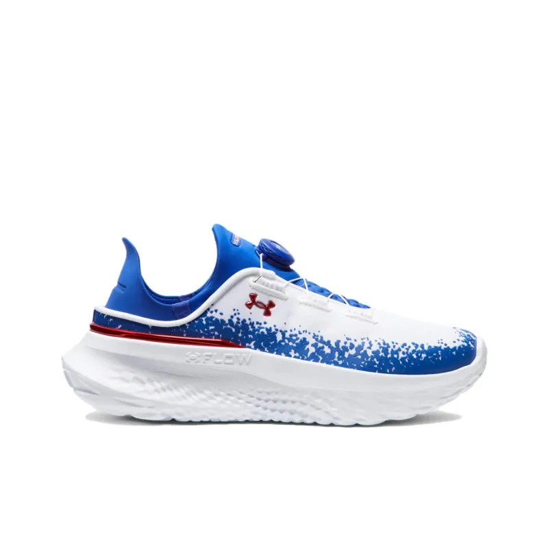 Under Armour SlipSpeed Anti Slip Wear Resistant Low Top Running Shoes Unisex White Blue-1