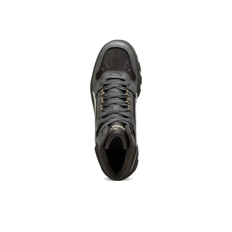 PUMA REBOUND Slip Resistant High Top Casual Shoes Unisex Black Gray Color-3