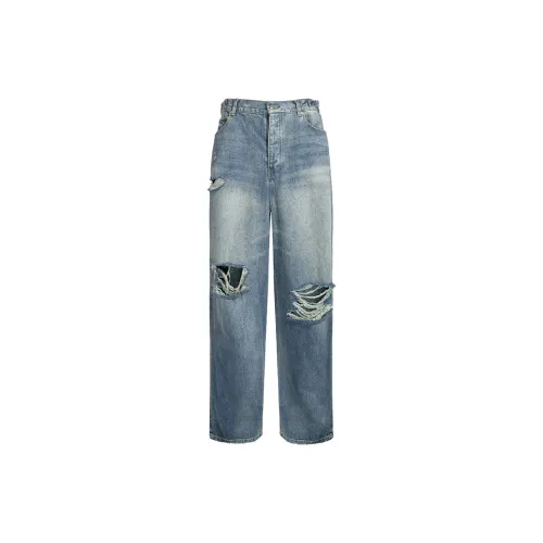 11ESTRANGER Jeans Unisex Blue