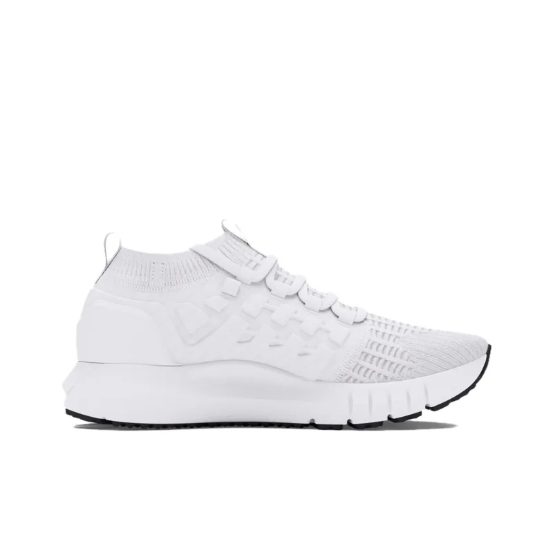 Under Armour Anti Slip Wear Resistant Mid Top Casual Shoes Men's White-1