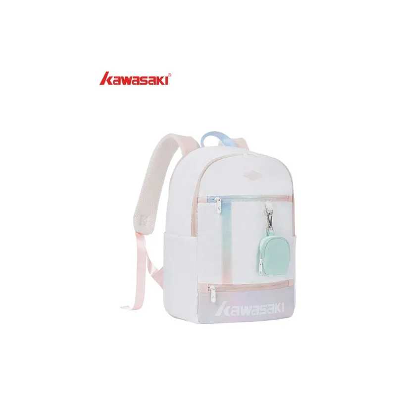 Kawasaki Fabric Backpack Regular Unisex Brightening Pink White-1