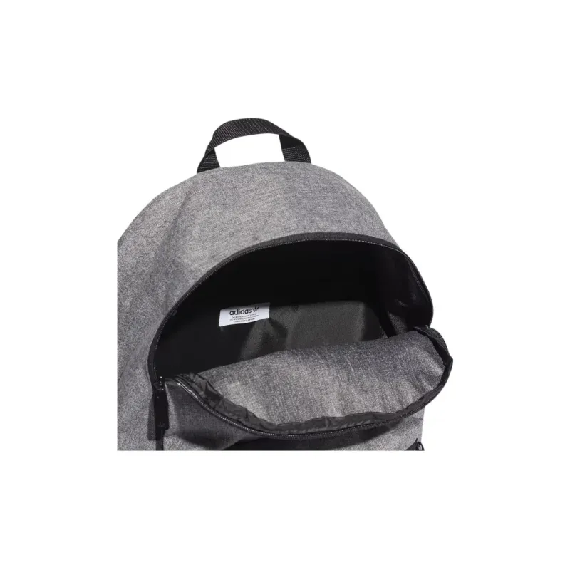 Adidas Originals Polyester Backpack Regular Unisex Gray & Black-4