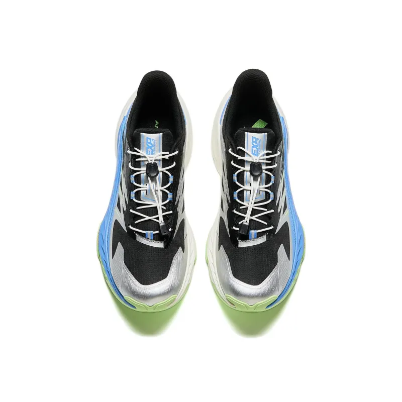 Anta Explore The Wilderness Anti-Slip Wear-Resistant Low-Top Running Shoes Men's Blue Black Gray-3